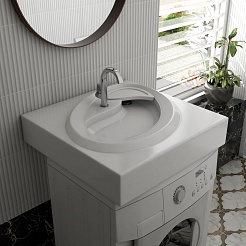 Stella Polare Раковина под стиральную машину Madera Ameli 60х60 – фотография-2